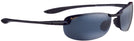 Oval Black / Grey Lens Maui Jim Makaha 405 View #1