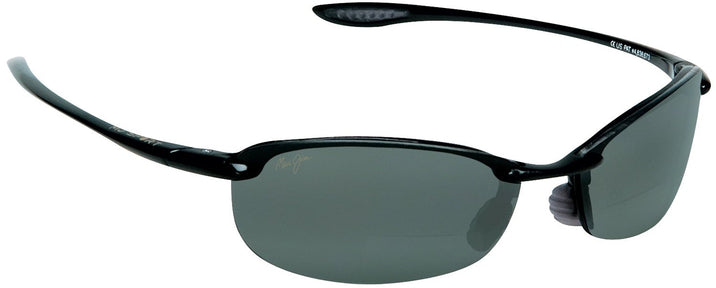 Oval Black/Grey Lens Maui Jim Makaha 405 Bifocal Reading Sunglasses View #1