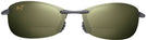 Oval Smoke / HT Lens Maui Jim HT Makaha 405 Bifocal Reading Sunglasses View #2