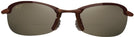 Oval Tortoise/HCL Lens Maui Jim Makaha 405 Bifocal Reading Sunglasses View #2