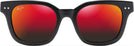 Wayfarer Matte Black/Hawaii Lava Lens Maui Jim Shore Break 822 View #2
