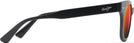 Wayfarer Matte Black/Hawaii Lava Lens Maui Jim Shore Break 822 View #3