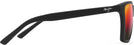 Rectangle Matte Black/Hawaii Lava Lens Maui Jim Cruzem 864 View #3