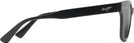 Wayfarer Matte Black/Neutral Grey Maui Jim Shore Break 822 Bifocal Reading Sunglasses View #3