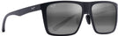 Rectangle Matte Black/Neutral Grey Maui Jim Honokalani 455 Bifocal Reading Sunglasses View #1