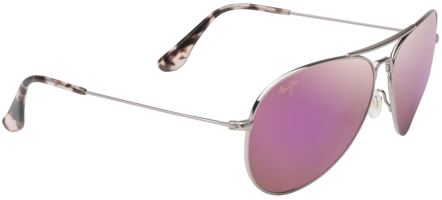 Maui Jim Gold Aviators with Pink Maui Sunrise Lenses Hawaiian sunrise inspires Maui Jim main image 4