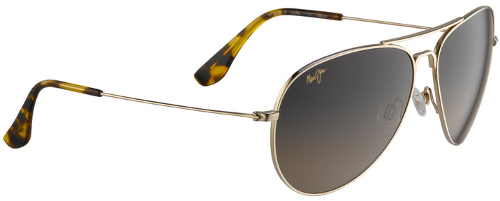 Aviator Gold / HCL Lens Maui Jim Mavericks 264 View #1