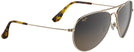 Aviator Gold / HCL Lens Maui Jim Mavericks 264 View #1