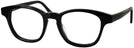 Square Black Millicent Bryce 158 Single Vision Full Frame View #1