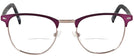 ClubMaster Matte Bordeaux Millicent Bryce 164 Bifocal View #2