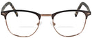 ClubMaster Matte Brown Millicent Bryce 164 Bifocal View #2