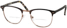 ClubMaster Matte Brown Millicent Bryce 164 Bifocal View #1