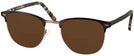 ClubMaster Matte Brown Millicent Bryce 164 Bifocal Reading Sunglasses View #1