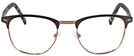 ClubMaster Matte Brown Millicent Bryce 164 Progressive No-Lines View #2