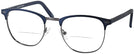 ClubMaster Matte Navy Millicent Bryce 164 Bifocal View #1