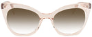Cat Eye Crystal Peach Millicent Bryce 166 w/ Gradient Progressive Reading Sunglasses View #2