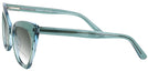 Cat Eye Crystal Green Millicent Bryce 166 w/ Gradient Bifocal Reading Sunglasses View #3