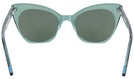 Cat Eye Crystal Green Millicent Bryce 166 Progressive Reading Sunglasses View #4