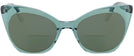 Cat Eye Crystal Green Millicent Bryce 166 Bifocal Reading Sunglasses View #2
