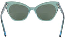 Cat Eye Crystal Green Millicent Bryce 166 Bifocal Reading Sunglasses View #4