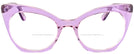 Cat Eye Crystal Lavender Millicent Bryce 166 Bifocal View #2