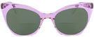 Cat Eye Crystal Lavender Millicent Bryce 166 Bifocal Reading Sunglasses View #2