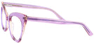 Cat Eye Crystal Lavender Millicent Bryce 166 Single Vision Full Frame View #3