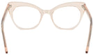 Cat Eye Crystal Peach Millicent Bryce 166 Single Vision Full Frame View #4