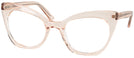 Cat Eye Crystal Peach Millicent Bryce 166 Progressive No-Lines View #1
