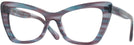 Butterfly Blue &amp; Purple Tortoise Millicent Bryce 171 Progressive No-Lines View #1