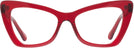 Butterfly Transparent Red Millicent Bryce 171 Progressive No-Lines View #2