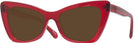 Butterfly Transparent Red Millicent Bryce 171 Progressive Reading Sunglasses View #1