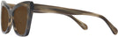 Butterfly Grey Tortoise Millicent Bryce 171 Bifocal Reading Sunglasses View #3