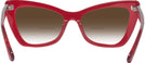 Butterfly Transparent Red Millicent Bryce 171 w/ Gradient Bifocal Reading Sunglasses View #4