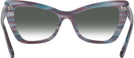 Butterfly Blue &amp; Purple Tortoise Millicent Bryce 171 w/ Gradient Progressive Reading Sunglasses View #4