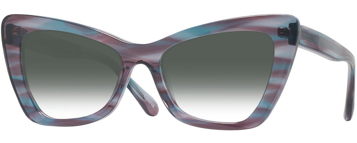 Butterfly Blue &amp; Purple Tortoise Millicent Bryce 171 w/ Gradient Progressive Reading Sunglasses View #1