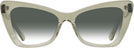 Butterfly Transparent Mint Millicent Bryce 171 w/ Gradient Progressive Reading Sunglasses View #2