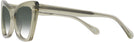 Butterfly Transparent Mint Millicent Bryce 171 w/ Gradient Progressive Reading Sunglasses View #3