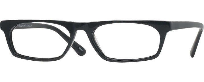 Rectangle Black Millicent Bryce 172 Single Vision Half Frame View #1