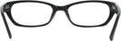 Rectangle Black Millicent Bryce 173 Single Vision Full Frame View #4