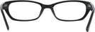 Rectangle Black Millicent Bryce 173 Single Vision Full Frame View #4