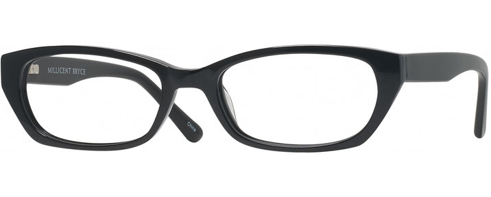 Rectangle Black Millicent Bryce 173 Single Vision Full Frame View #1