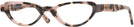 Cat Eye Pink Tortoise Millicent Bryce 174 Single Vision Half Frame View #1
