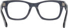 Square Transparent Grey Millicent Bryce 175 Single Vision Full Frame View #4