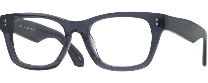 Square Transparent Grey Millicent Bryce 175 Single Vision Full Frame View #1
