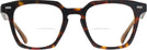 Square Tortoise With Light Brown Millicent Bryce 176 Bifocal View #2