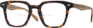 Square Tortoise With Light Brown Millicent Bryce 176 Bifocal View #1