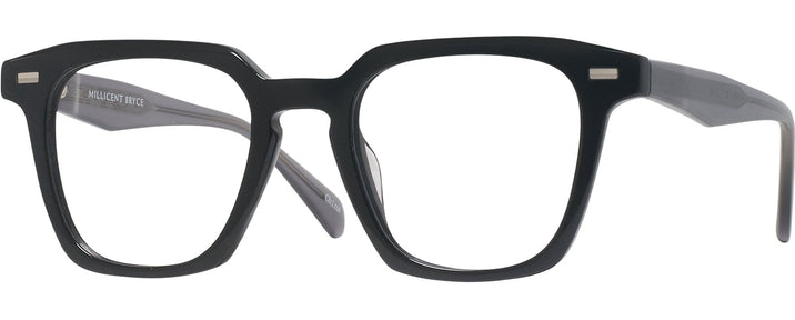 Square Black With Grey Millicent Bryce 176 Single Vision Full Frame View #1