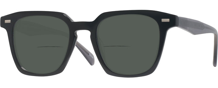Square Black With Grey Millicent Bryce 176 Bifocal Reading Sunglasses View #1