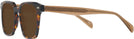 Square Tortoise With Light Brown Millicent Bryce 176 Bifocal Reading Sunglasses View #3